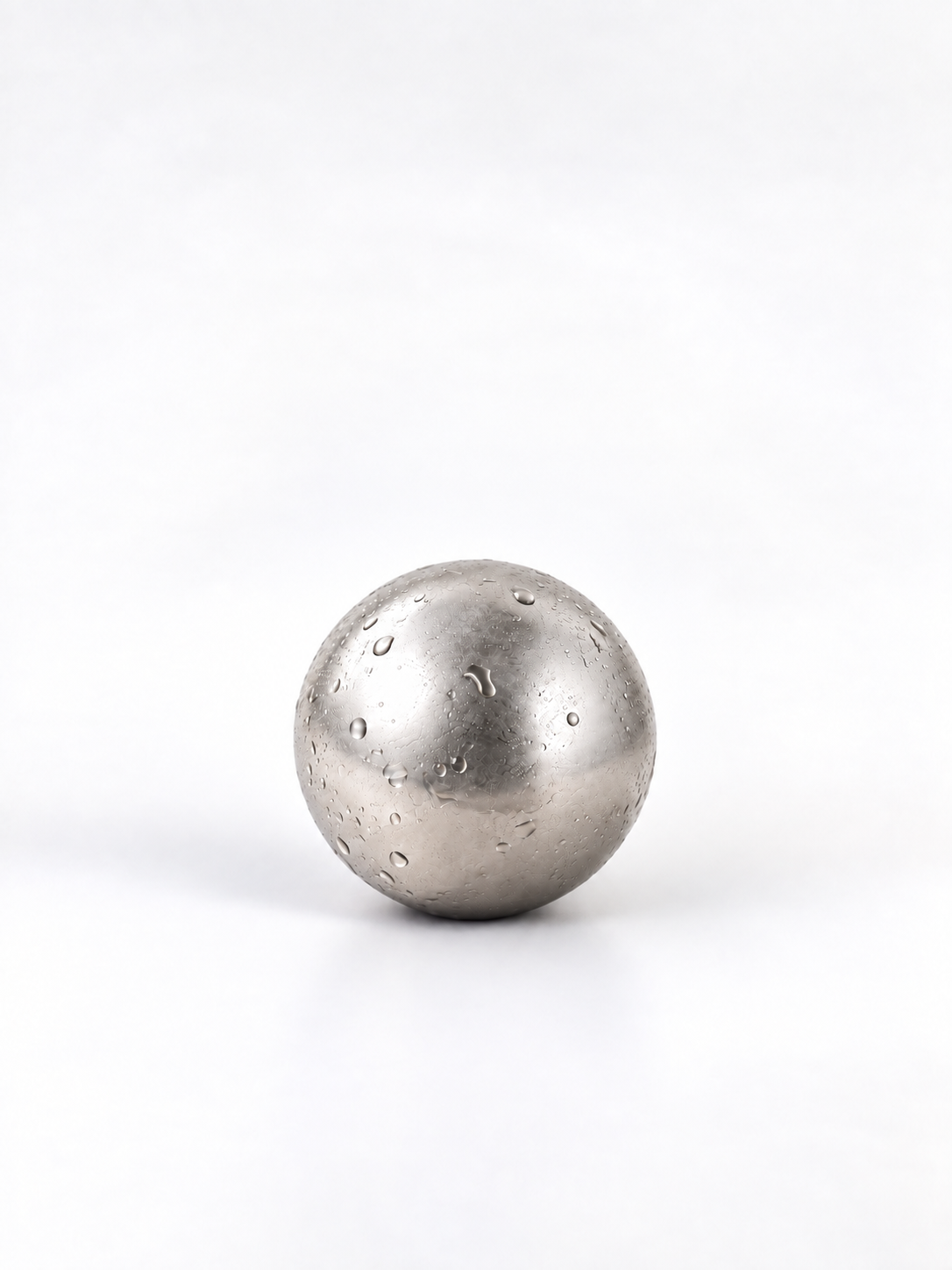 Medical grade steel cooling ball